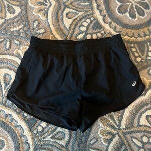 Women's Black ASICS Athletic Shorts
